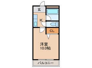 サンハイムいなのの物件間取画像